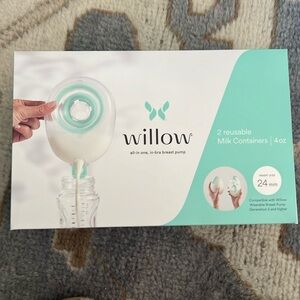 Willow Reusable Milk Containers, 24mm, NWT Sealed